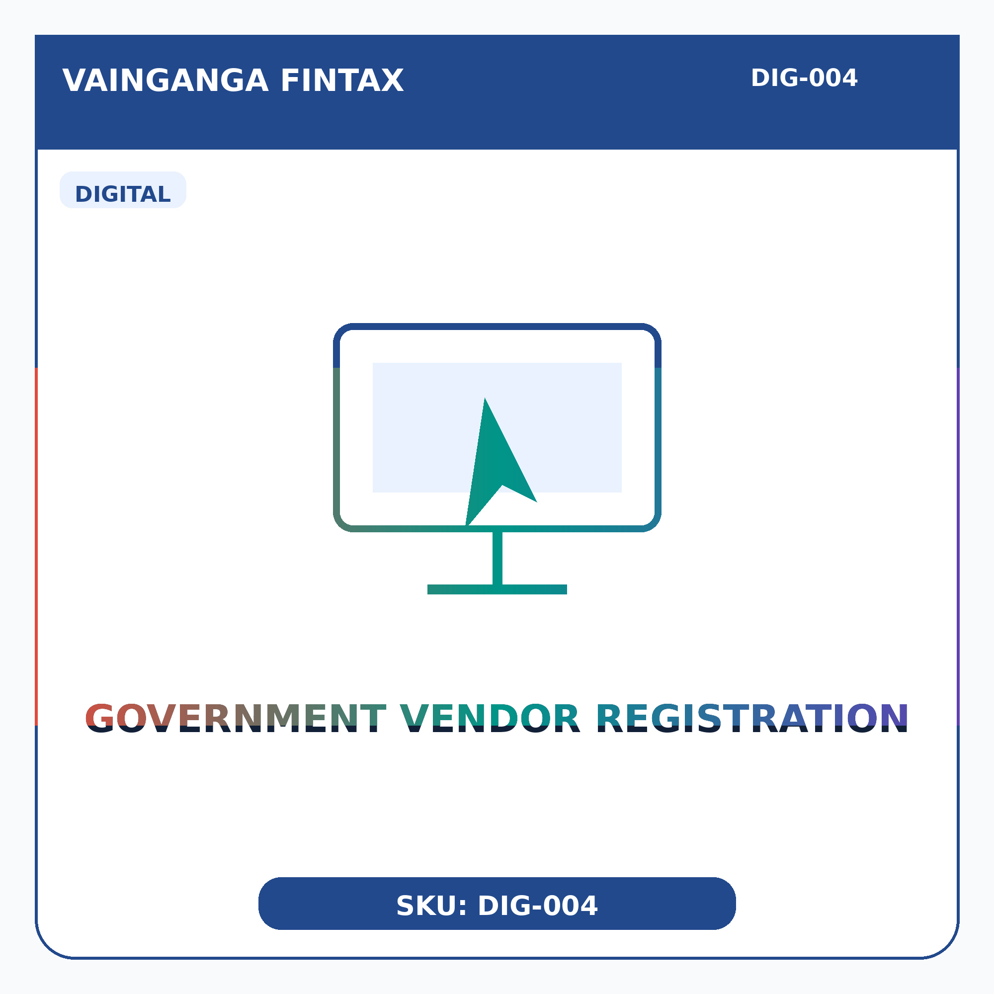 Government Services | Vendor Registration | Government Vendor Registration