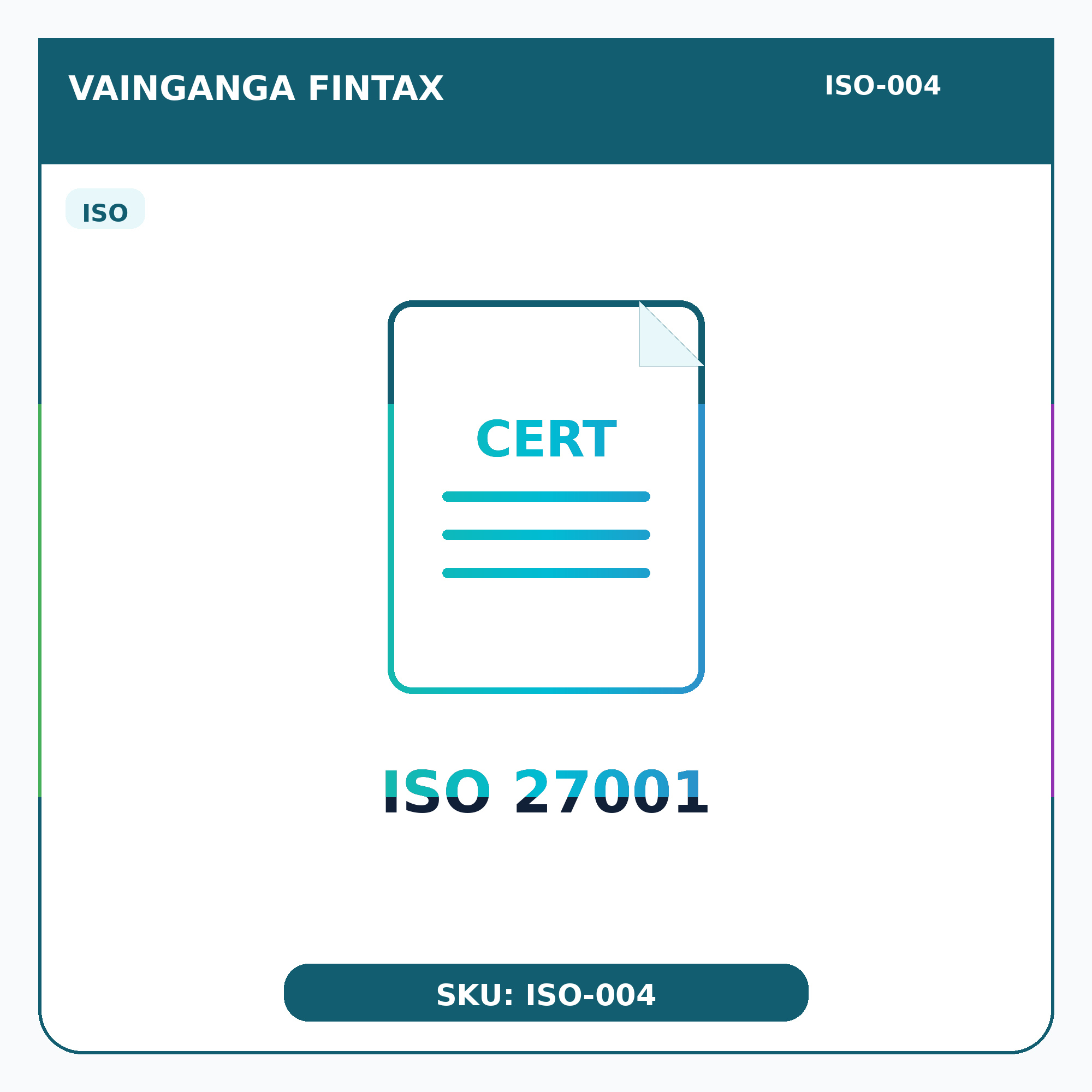 Certifications | ISO | ISO 27001
