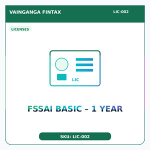 FSSAI Basic – 1 Year